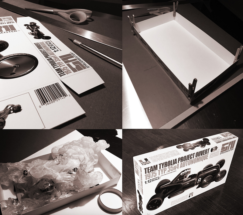 Illustration for article titled These Alternate-Universe Autonomous F1 Model Kits Are The Best Thing Ever